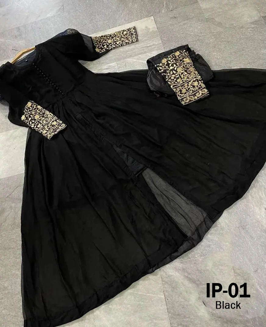 strapless open back dress Rose Meadow Puff Sleeve Midi Dress L main image 0