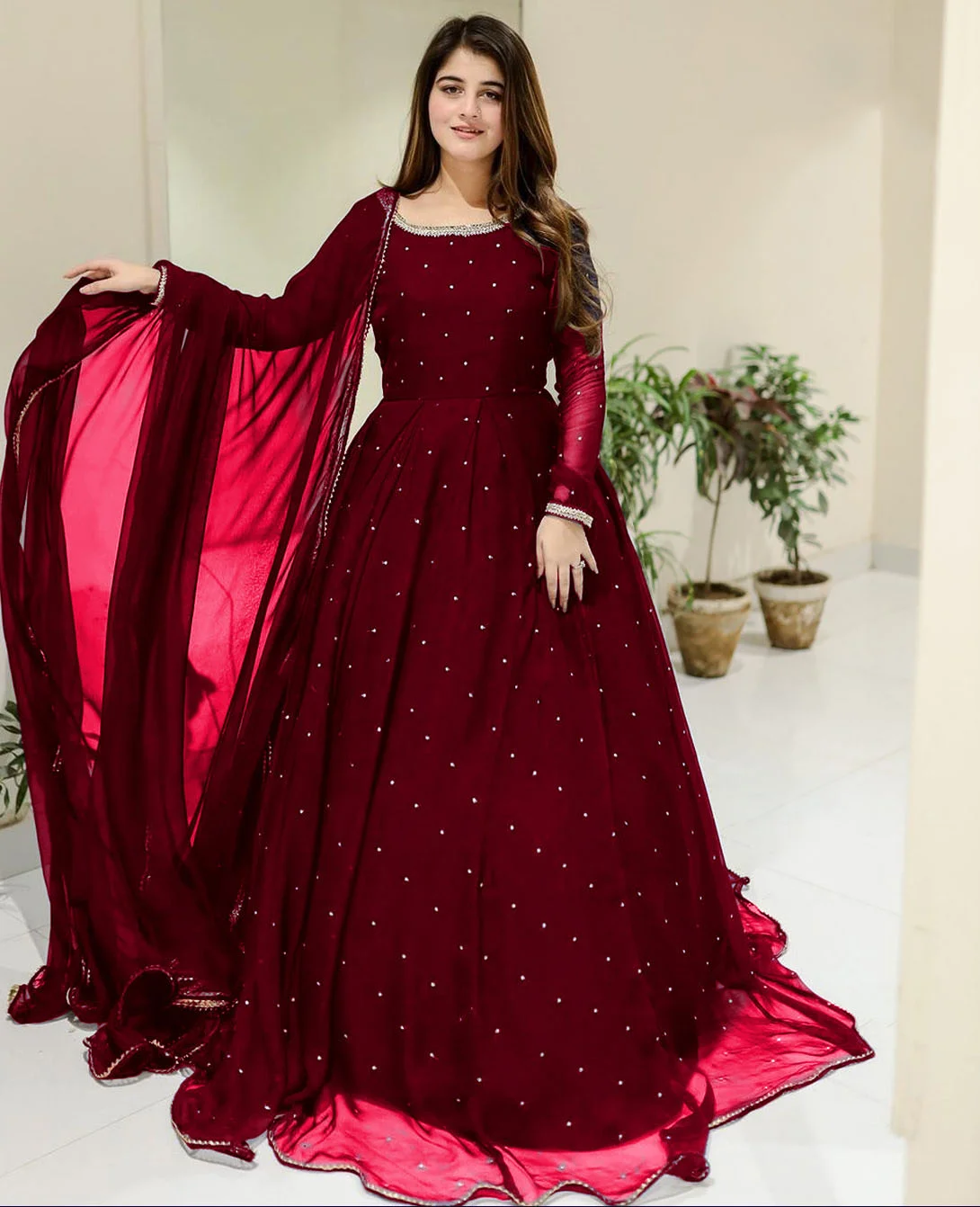 open lace back dress Three Piece Dress For Women– Joshindia main image 1