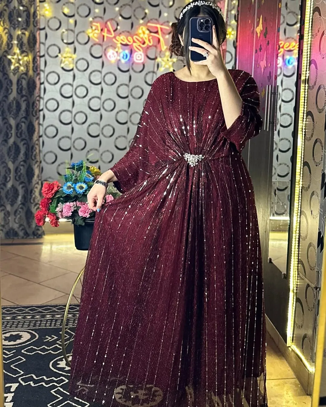 Elegant Moonlight Kaftan Dress  RM Clothing Brand