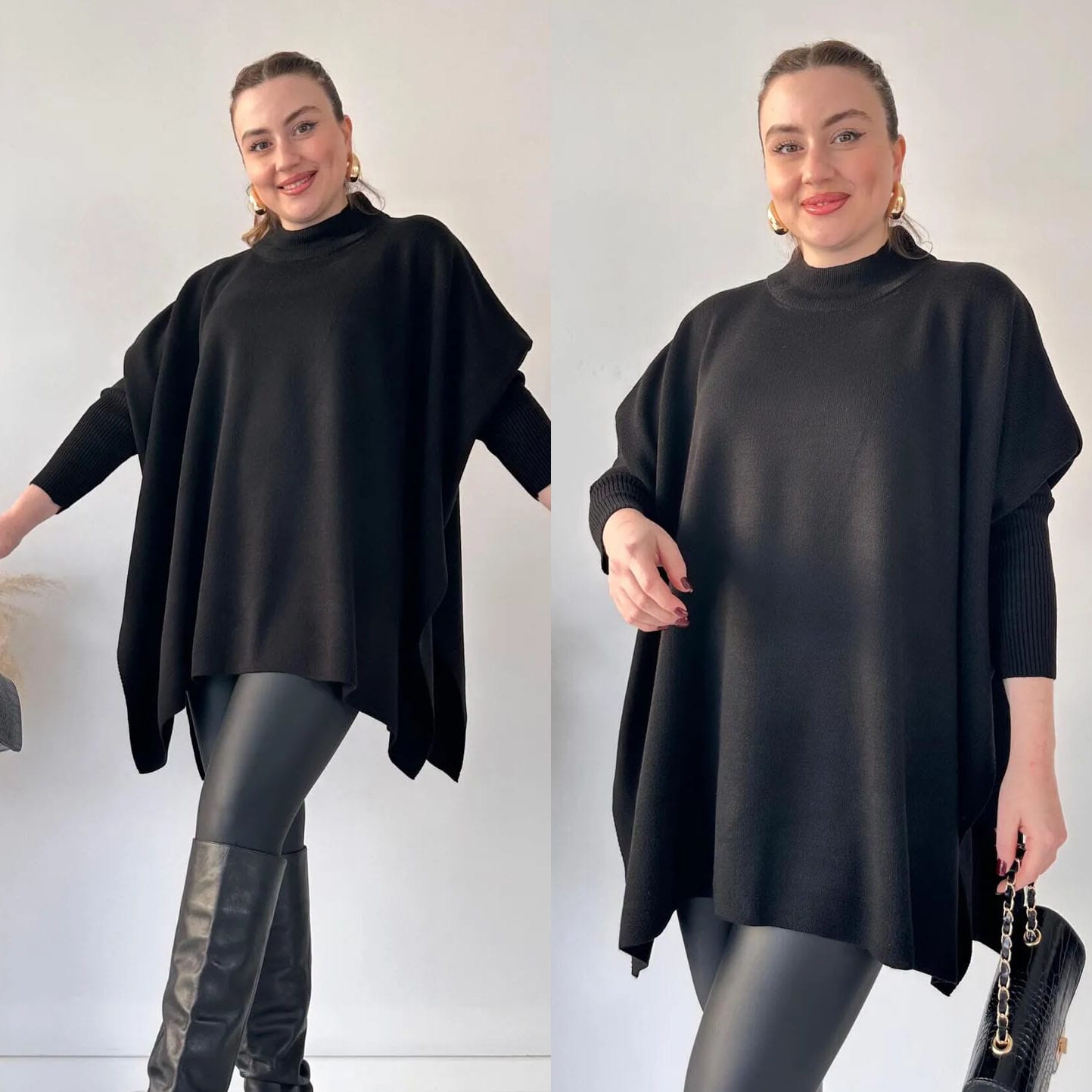 Batwing Style CapeShawl Poncho