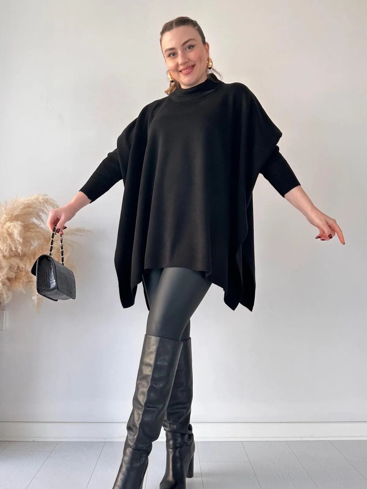 Batwing Style CapeShawl Poncho