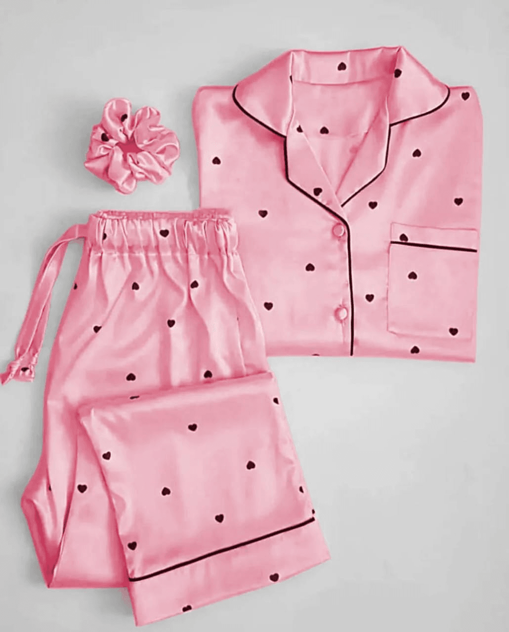 Heart Night Suit Pajama Set