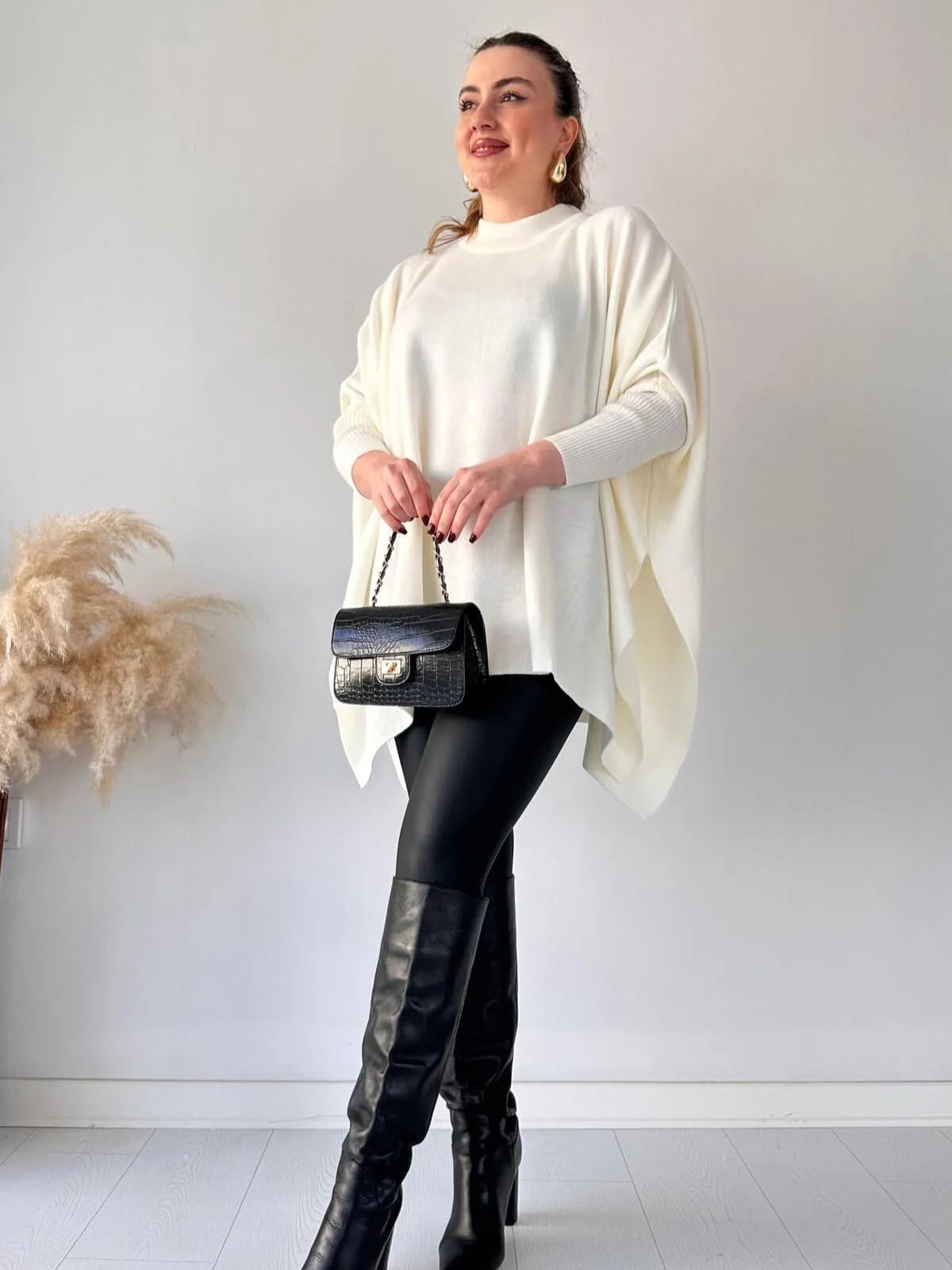 Batwing Style CapeShawl Poncho