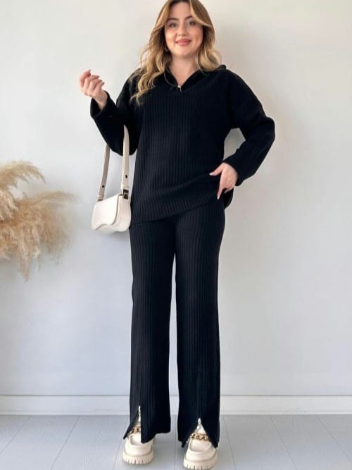 Winter Zipper Tracksuit Co-Ord Set