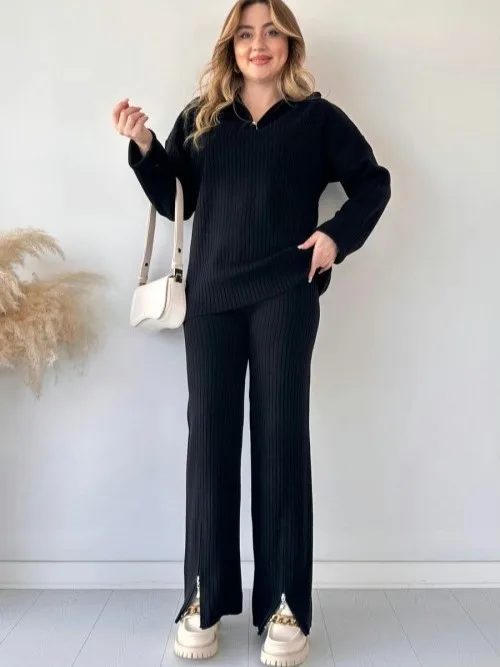 Winter Zipper Tracksuit Co-Ord Set