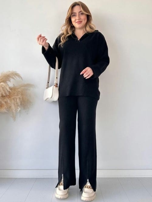 Winter Zipper Tracksuit Co-Ord Set