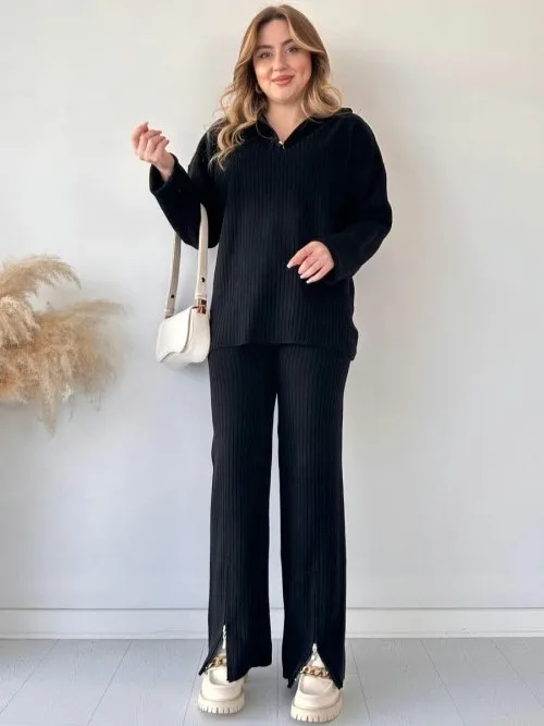 Winter Zipper Tracksuit Co-Ord Set