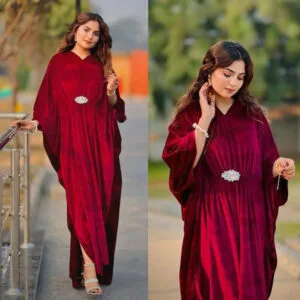 Velvet Kaftan Dress
