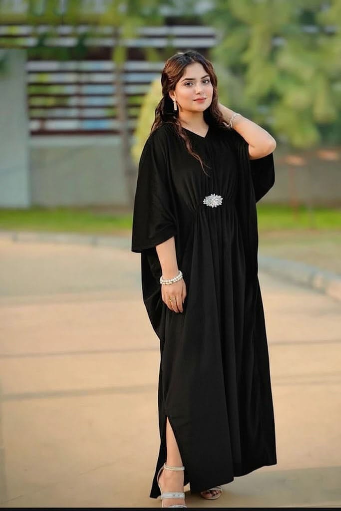 Velvet Kaftan Dress