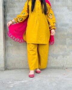 Pocket Embroidered Co Ord Set