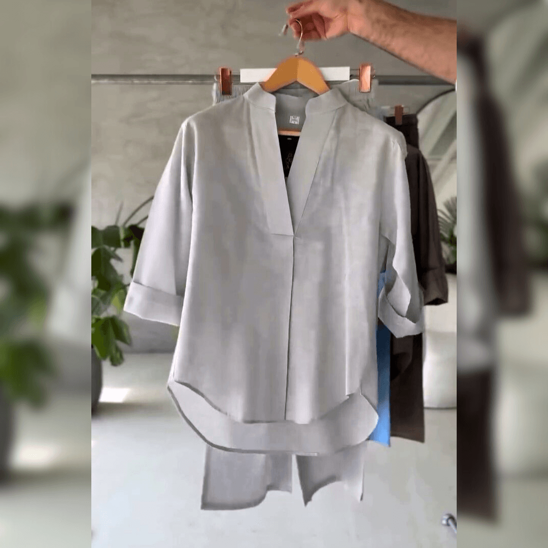 Minimal Design Kurta Trouser Co-Ord Set