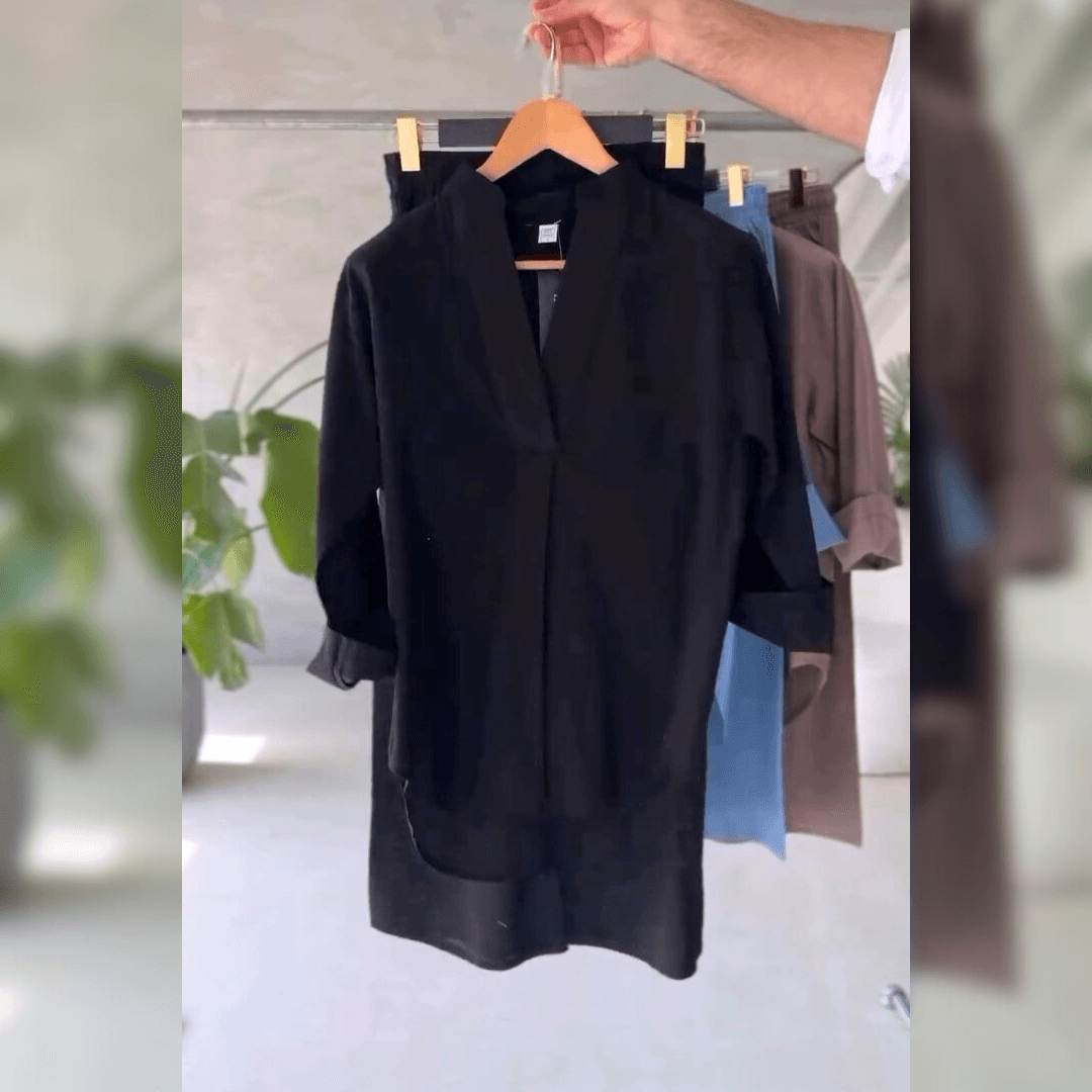 Minimal Design Kurta Trouser Co-Ord Set