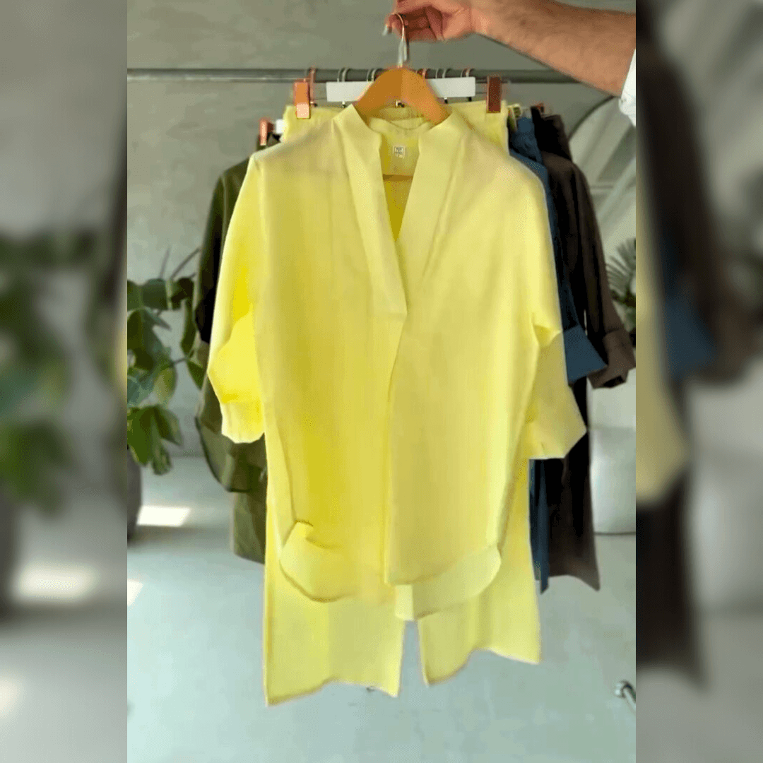 Minimal Design Kurta Trouser Co-Ord Set